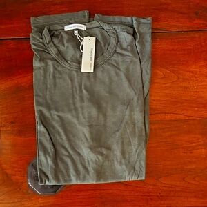 NWT James Perse Men's Dk. Green Short Sleeve t-shirt, sz. 2/M